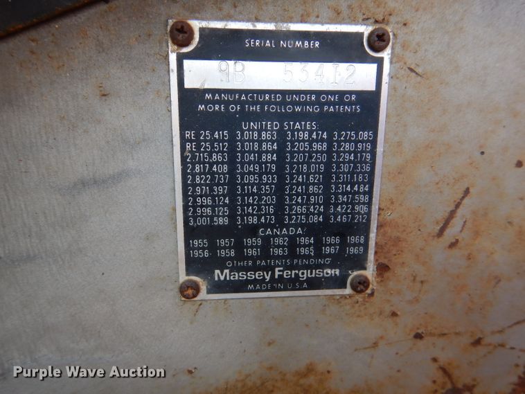 image for item DL3434 Massey Ferguson 1105  tractor