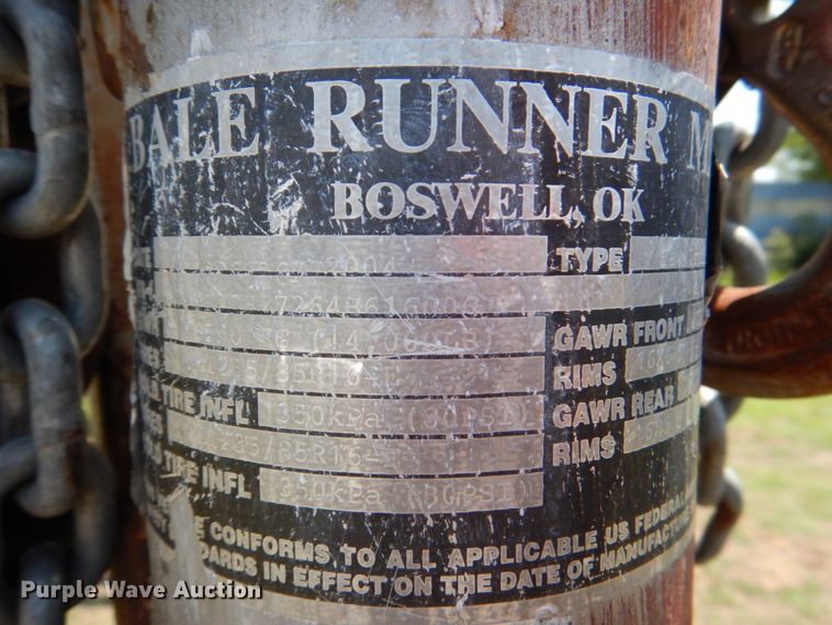 image for item DM3872 2004 Bale Runner  hay bale mover