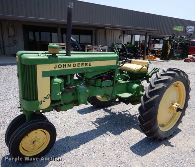 image for item DM3877 1956 John Deere 420  tractor