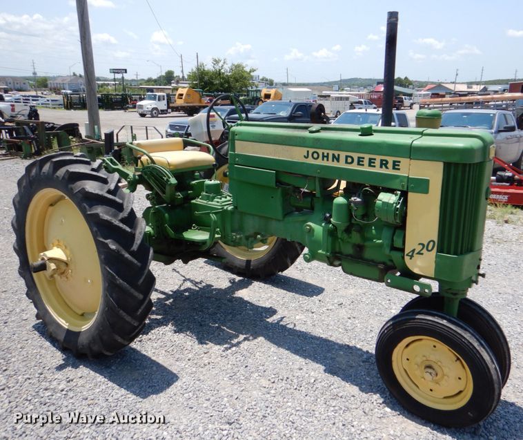 image for item DM3877 1956 John Deere 420  tractor