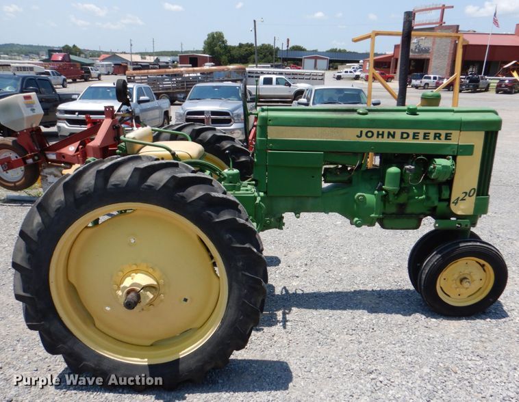 image for item DM3877 1956 John Deere 420  tractor