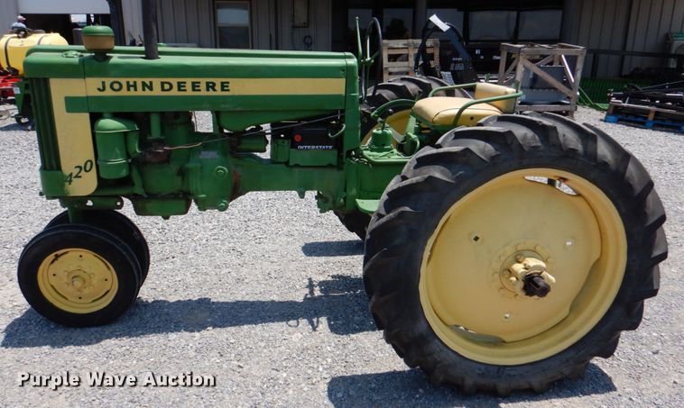 image for item DM3877 1956 John Deere 420  tractor
