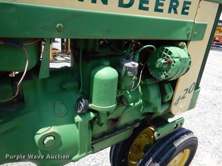 image for item DM3877 1956 John Deere 420  tractor