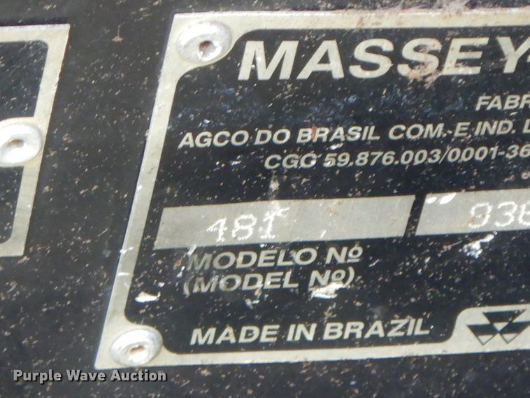 image for item HP9643 2004 Massey Ferguson 481  MFWD tractor