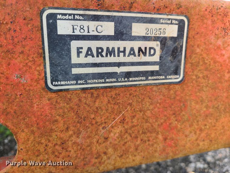 image for item IC9864 Farm Hand  Feedmaster F81-C feed mixer