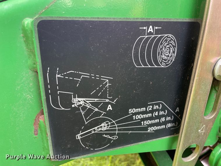 image for item KK9596 2005 John Deere 457  round baler