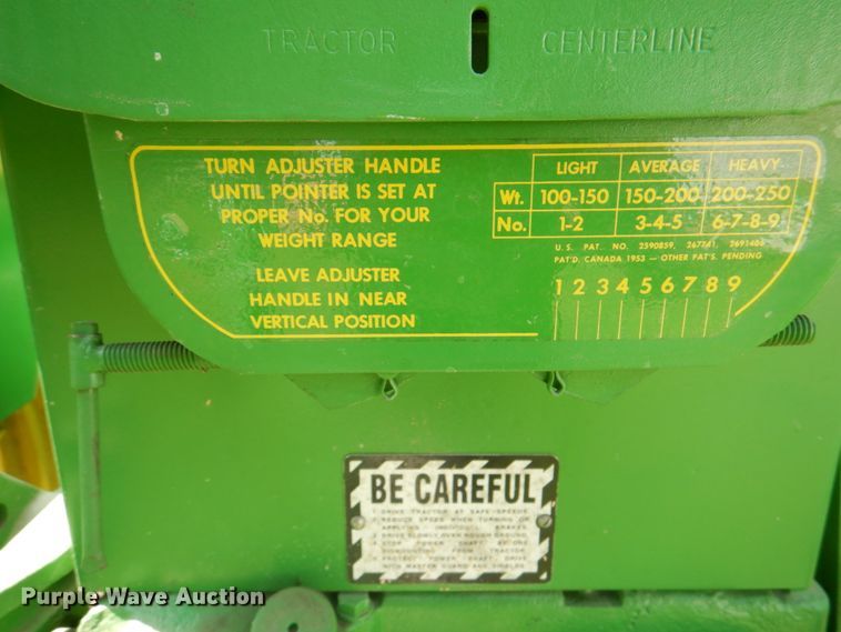 image for item KW9974 1958 John Deere 630  tractor