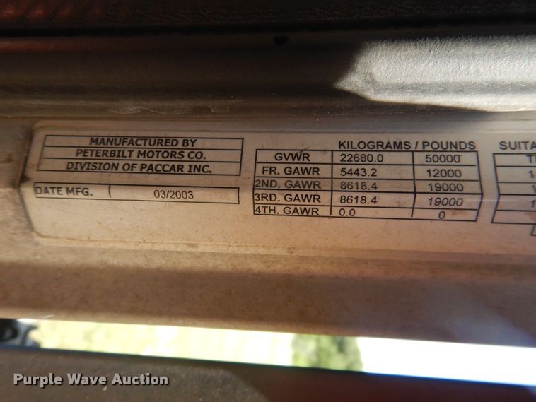 image for item DK8010 2004 Peterbilt 379  semi truck