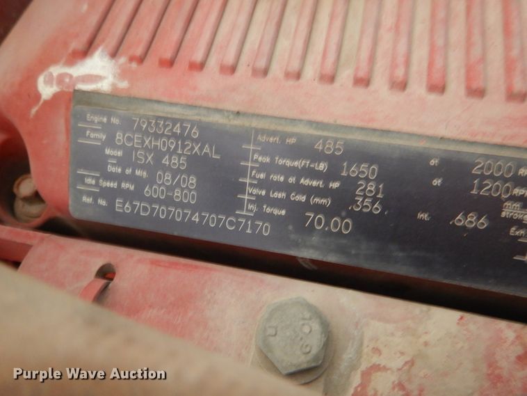 image for item DL3454 2009 Peterbilt 367  semi truck