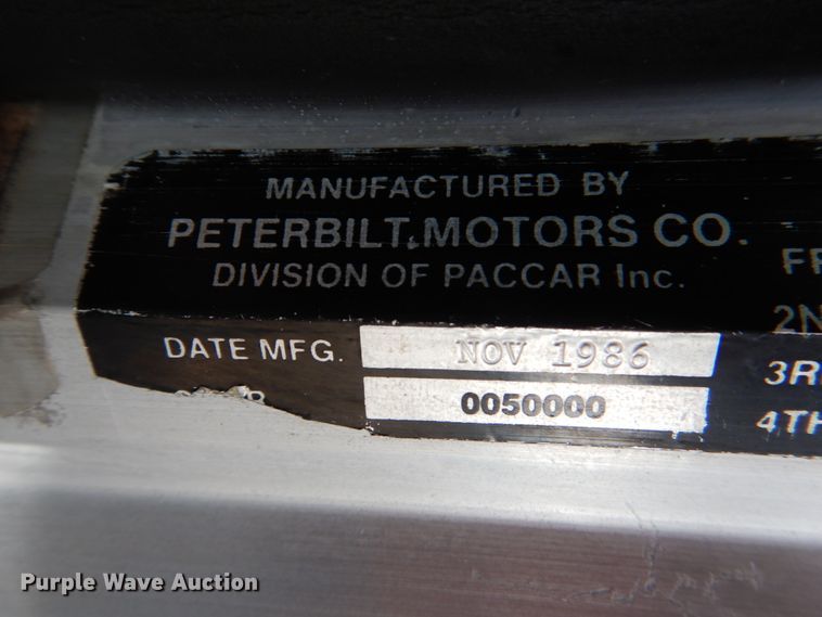 image for item DM3894 1987 Peterbilt 359 Classic  semi truck