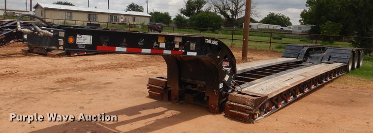 image for item DM6244 2011 Trail King TK110HDG  lowboy equipment trailer