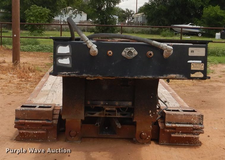 image for item DM6244 2011 Trail King TK110HDG  lowboy equipment trailer