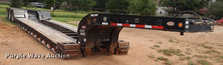 image for item DM6244 2011 Trail King TK110HDG  lowboy equipment trailer
