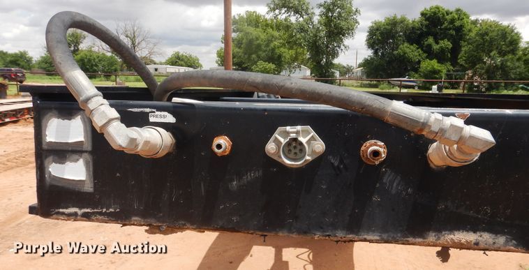 image for item DM6244 2011 Trail King TK110HDG  lowboy equipment trailer