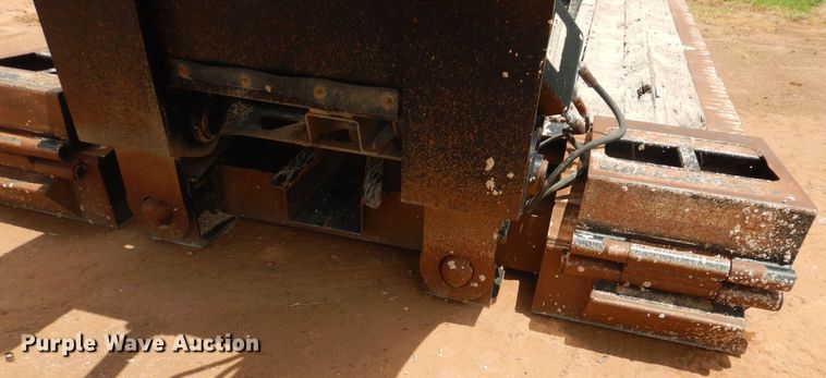 image for item DM6244 2011 Trail King TK110HDG  lowboy equipment trailer