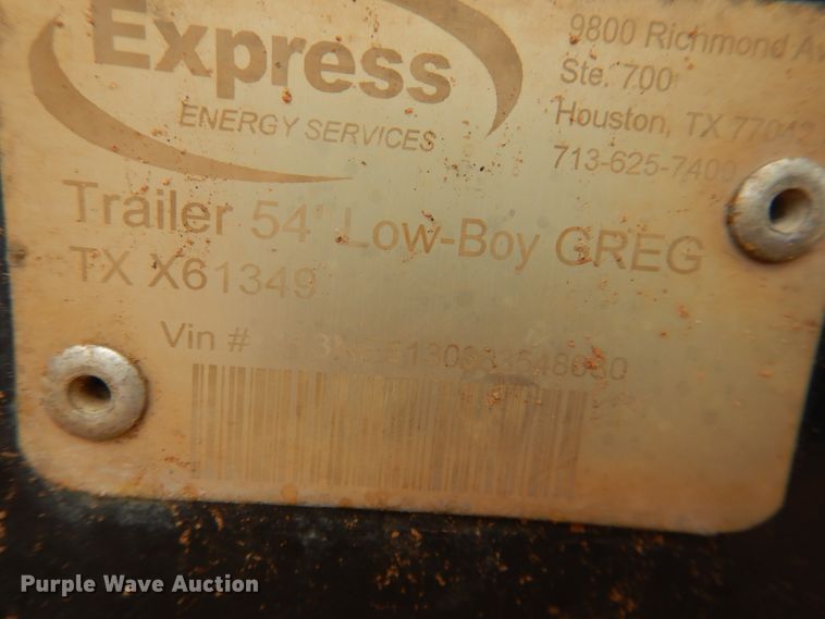 image for item DM6246 2008 Fontaine Magnitude  lowboy equipment trailer