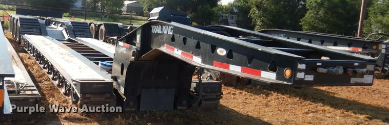 image for item DM6249 2012 Trail King TK110HDG  lowboy equipment trailer