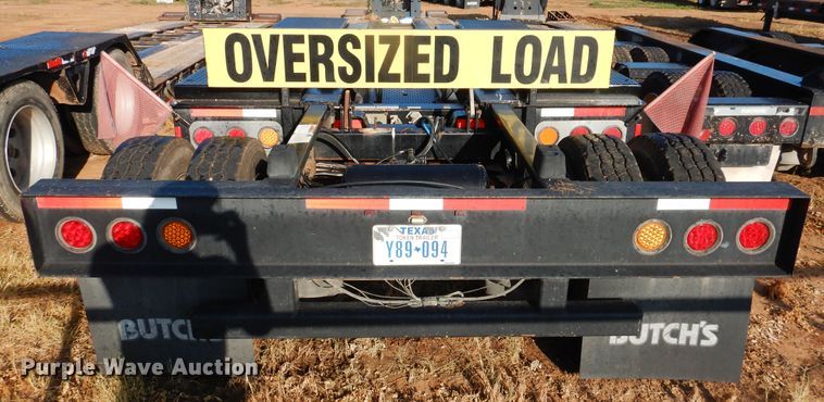 image for item DM6249 2012 Trail King TK110HDG  lowboy equipment trailer