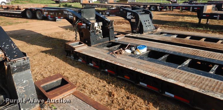 image for item DM6249 2012 Trail King TK110HDG  lowboy equipment trailer
