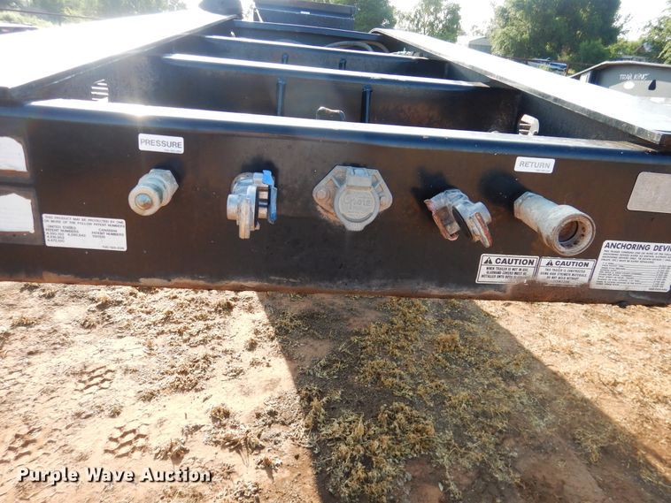 image for item DM6249 2012 Trail King TK110HDG  lowboy equipment trailer