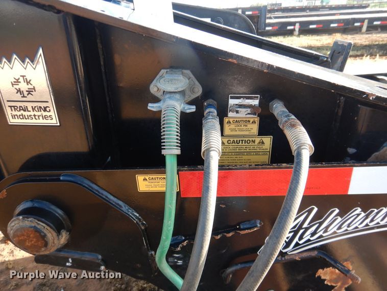 image for item DM6249 2012 Trail King TK110HDG  lowboy equipment trailer