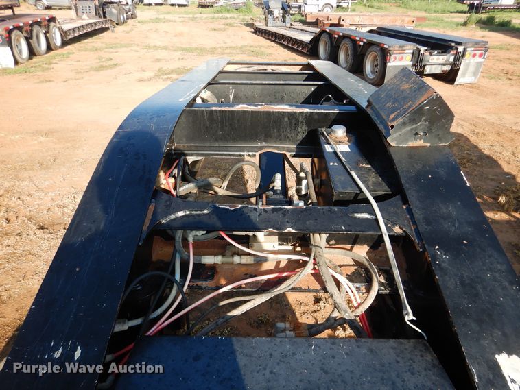 image for item DM6249 2012 Trail King TK110HDG  lowboy equipment trailer