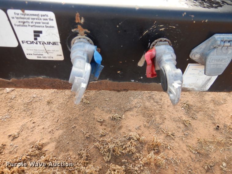 image for item DM6250 2013 Fontaine Magnitude 55L  lowboy equipment trailer