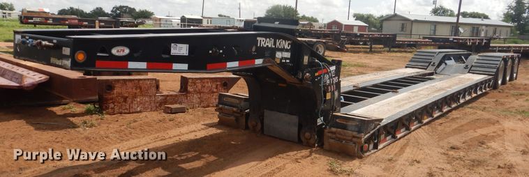 image for item DM6251 2015 Trail King TK110HDG  lowboy equipment trailer