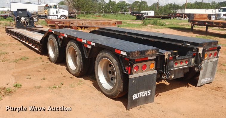 image for item DM6251 2015 Trail King TK110HDG  lowboy equipment trailer