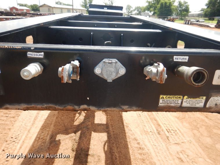 image for item DM6251 2015 Trail King TK110HDG  lowboy equipment trailer
