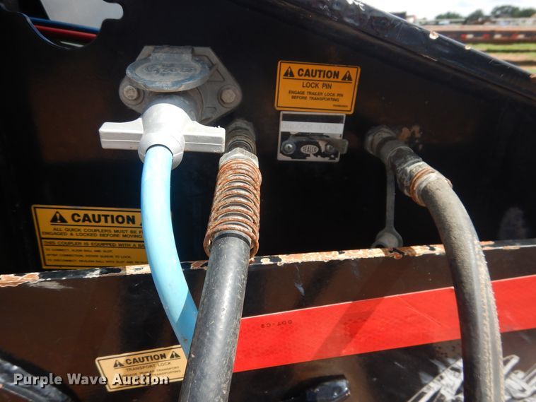 image for item DM6251 2015 Trail King TK110HDG  lowboy equipment trailer