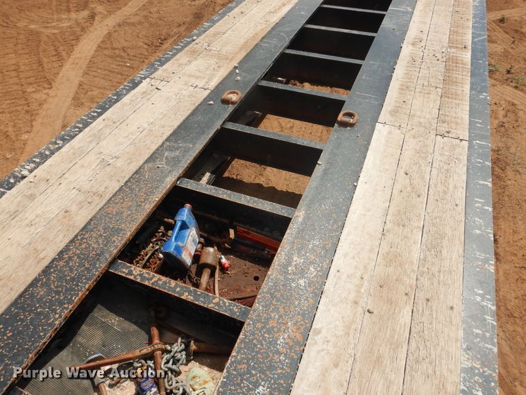 image for item DM6251 2015 Trail King TK110HDG  lowboy equipment trailer