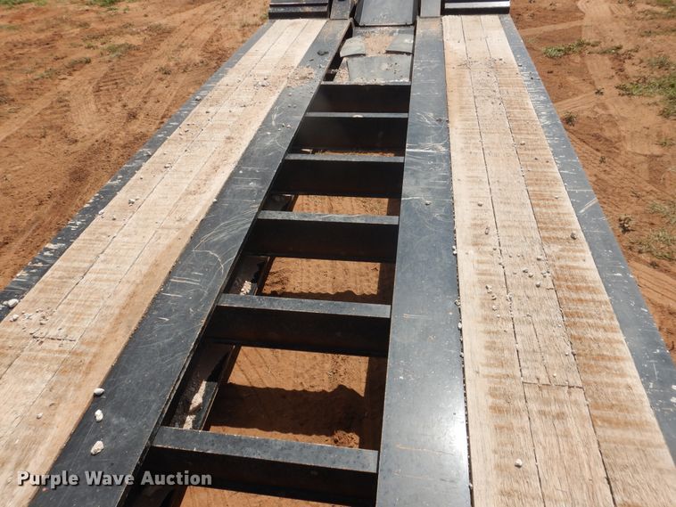 image for item DM6251 2015 Trail King TK110HDG  lowboy equipment trailer