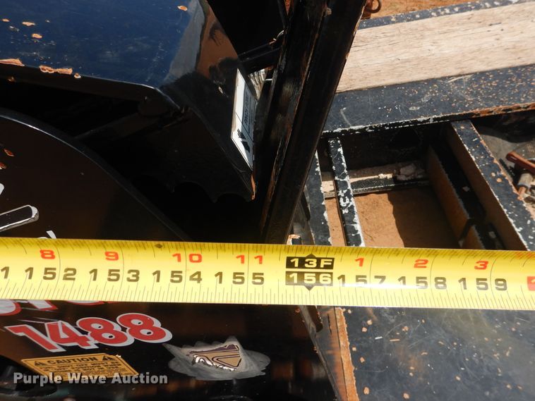 image for item DM6251 2015 Trail King TK110HDG  lowboy equipment trailer