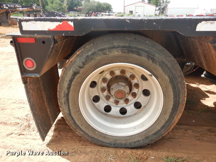 image for item DM6251 2015 Trail King TK110HDG  lowboy equipment trailer