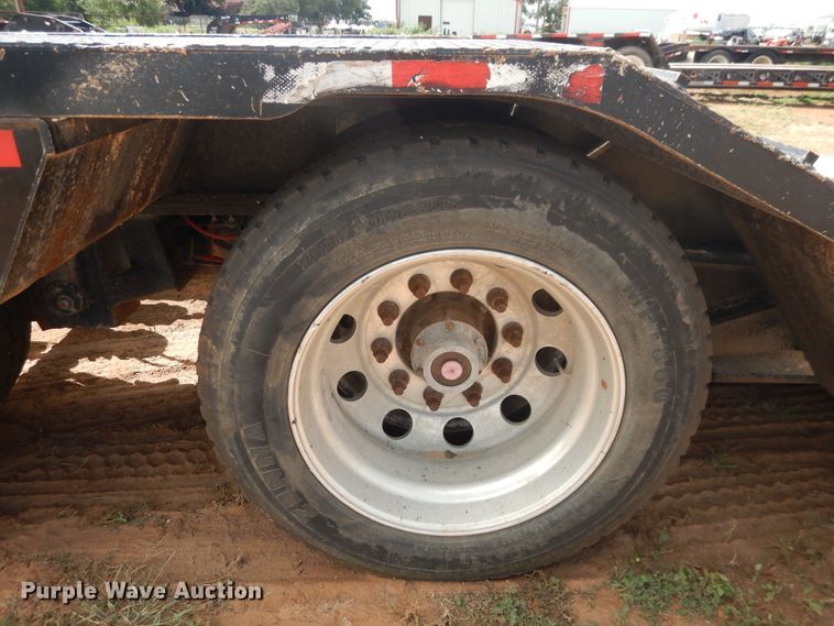 image for item DM6251 2015 Trail King TK110HDG  lowboy equipment trailer