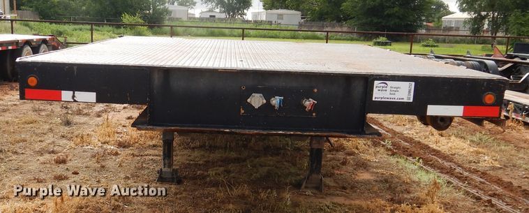 image for item DM6252 2012 Overbilt  drop deck equipment trailer
