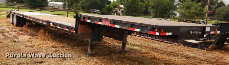 image for item DM6252 2012 Overbilt  drop deck equipment trailer