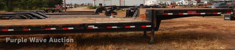 image for item DM6252 2012 Overbilt  drop deck equipment trailer