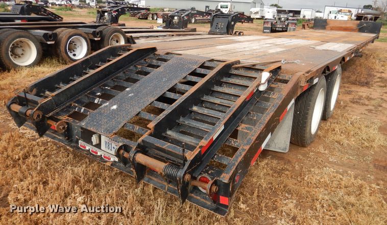 image for item DM6252 2012 Overbilt  drop deck equipment trailer