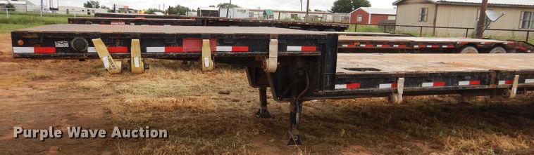 image for item DM6252 2012 Overbilt  drop deck equipment trailer