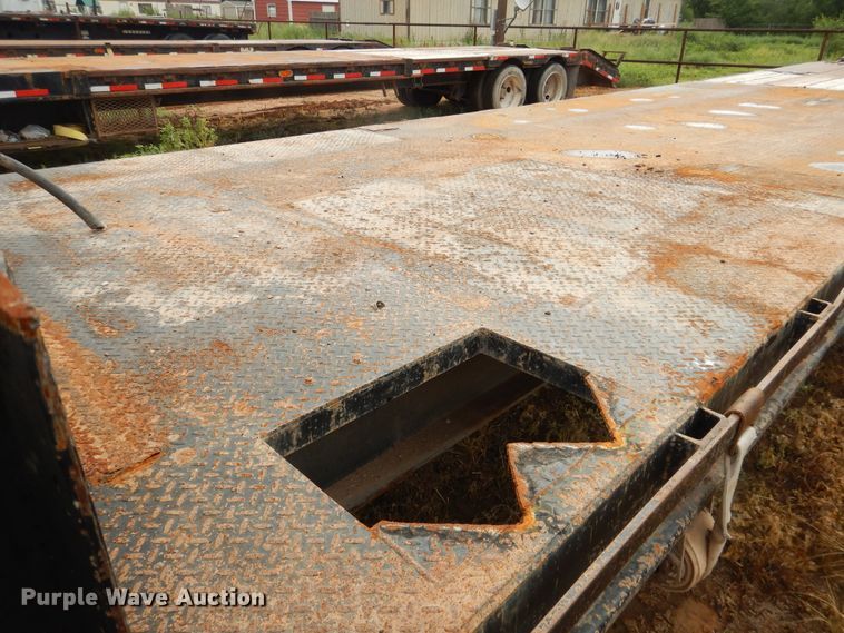 image for item DM6252 2012 Overbilt  drop deck equipment trailer