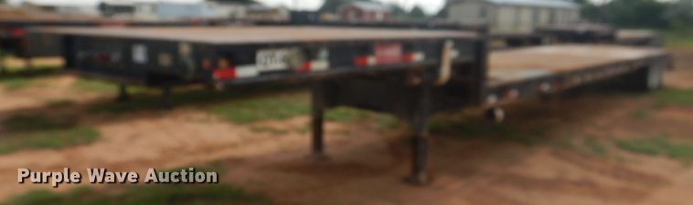 image for item DM6253 2008 Overbilt  drop deck equipment trailer