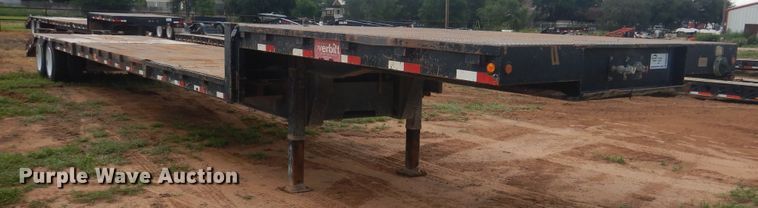 image for item DM6253 2008 Overbilt  drop deck equipment trailer