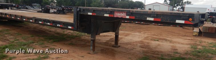 image for item DM6253 2008 Overbilt  drop deck equipment trailer