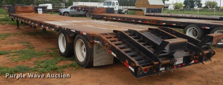 image for item DM6253 2008 Overbilt  drop deck equipment trailer