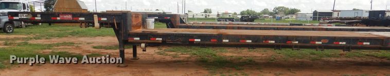 image for item DM6253 2008 Overbilt  drop deck equipment trailer