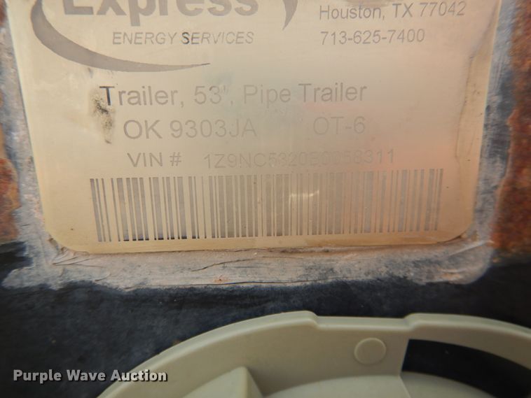 image for item DM6253 2008 Overbilt  drop deck equipment trailer