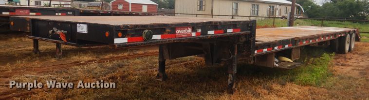 image for item DM6254 2012 Overbilt  drop deck equipment trailer