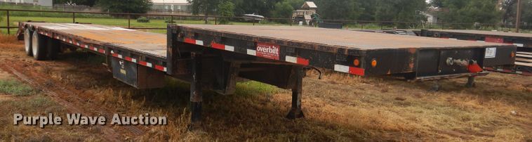 image for item DM6254 2012 Overbilt  drop deck equipment trailer
